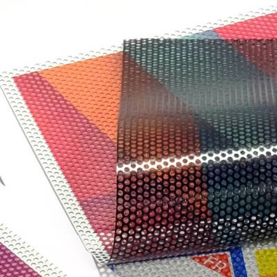 Sticker vitrage film microperforé