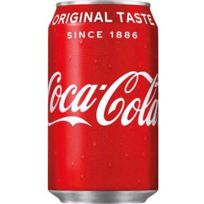Coca-Cola boisson rafraîchissante, fat canette de 33 cl, paquet de