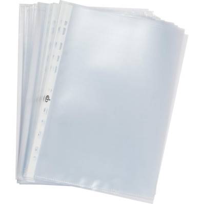 Paquet de 50 pochettes plastiques perforées