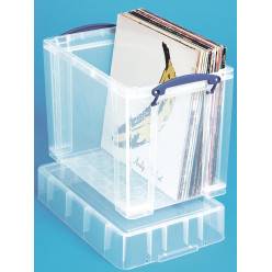 Really Useful Box boîte de rangement sur roulettes 160 l, noir