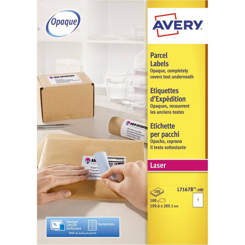 Avery L B Blockout Tiquettes Autocollantes Quickpeel Ft X Mm L X H