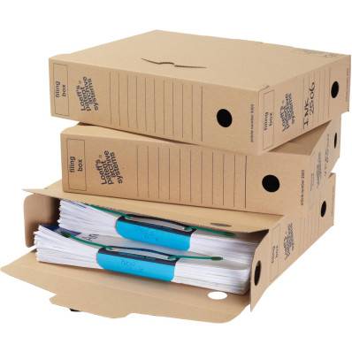 Boite archives en carton - Solide boite à archives avec dos de 10 cm