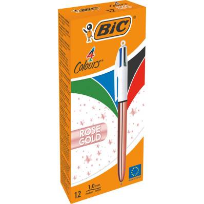 Bic stylo bille M10 Clic Colors, boîte de 50 pièces