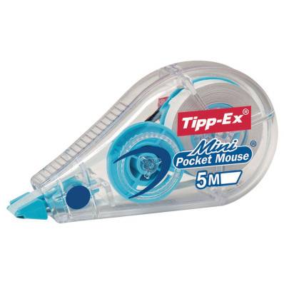 Tipp-Ex® Roller correcteur Pocket Mouse, 4,2 mm x 10 m, 3 pièces