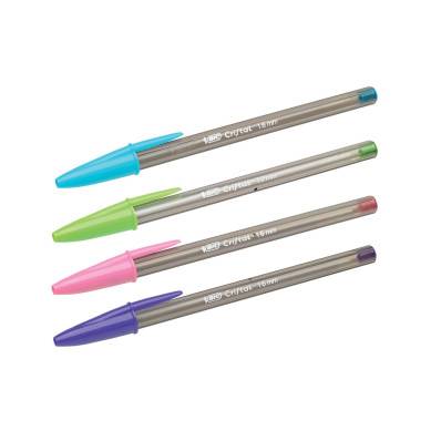 Promo 20 stylos bille bic cristal soft chez Super U