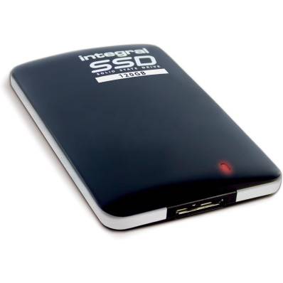 amateur Somber Assortiment Integral draagbare SSD harde schijf, 120 GB, zwart