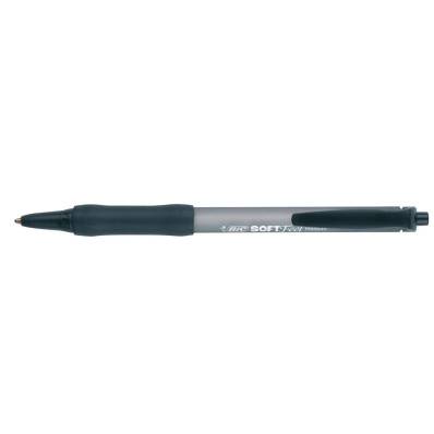 Bic stylo bille Soft Feel Clic Grip noir