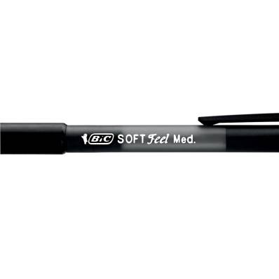 Bic stylo bille Soft Feel Clic Grip noir