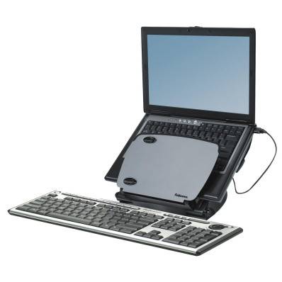 Fellowes Support pour Ordinateur Portable I-Spire Series, Blanc, 43,2 cm  (17\), Synthétique ABS, 6 kg, 327 mm, 230 mm - Cdiscount Informatique
