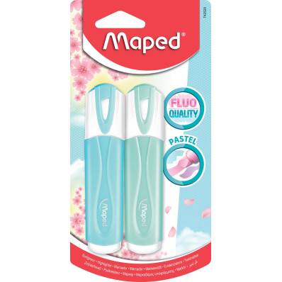 3 surligneurs Fluo'Peps Duo pastel – Maped France