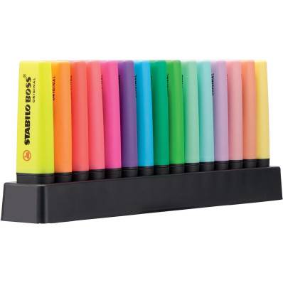STABILO Surligneurs swing® cool couleurs fluorescentes assorties