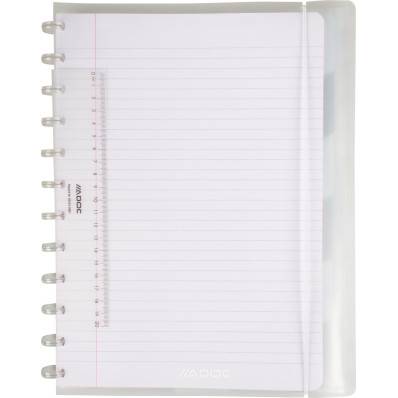 Atoma Trendy cahier, ft A4, 144 pages, ligné, transparant blauw