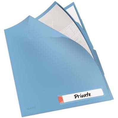 herlitz Pochette pour documents, A5, PP, bleu / transparent