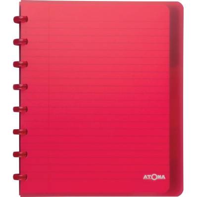 Atoma Cahier A4 grand carreaux couverture PP Rouge Atoma 5412831379043  GADGETS Notebooks - Librairie Filigranes