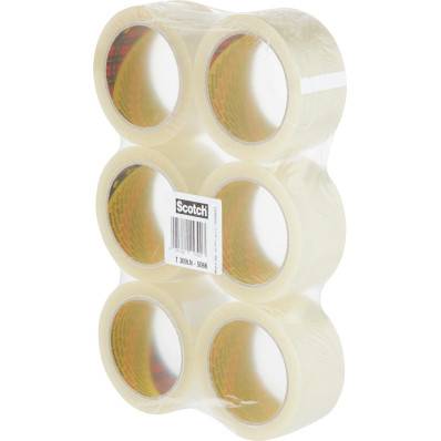 Scotch® Ruban adhésif pour l'emballage 305 transparent, silencieux, pour  cartons légers