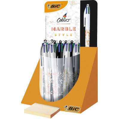 Stylo-bille BIC 4 COULEURS MARBLE