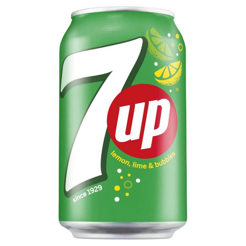 7up boisson rafraîchissante, canette de 33 cl, paquet de 24 pièces