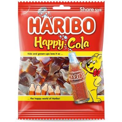 bonbons Haribo, bouteille de coca,confiserie cola,mini bouteille