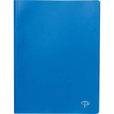 Pergamy protège-documents, pour ft A4, avec 50 pochettes transparents, bleu