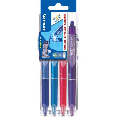 12 stylos gel effaçable R-Pen Frixion pointe moyenne bleu
