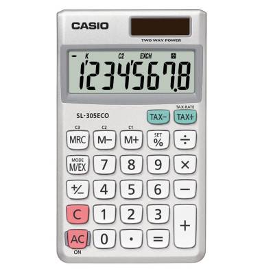 Calculatrice de poche CASIO 8 chiffres PETITE FX BLEU