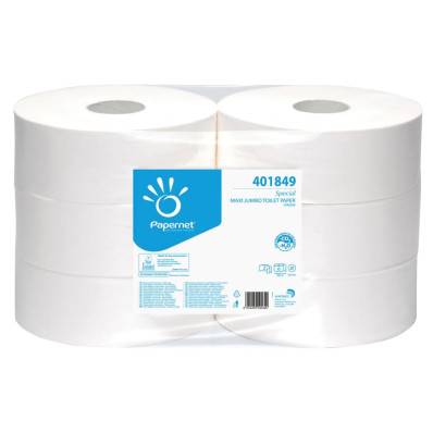 Papernet papier toilette Special Maxi Jumbo, 2 plis, 1180 feuilles, paquet  de 6 rouleaux