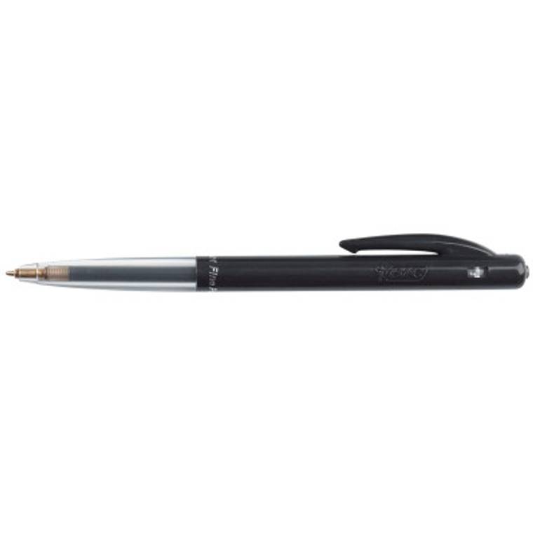 Bic stylo bille M10 Clic, pointe fine, 0,35 mm, noir
