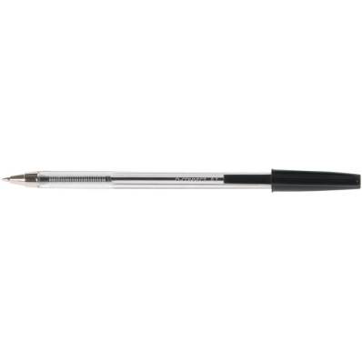 Q-CONNECT stylo bille, avec capuchon, 0,7 mm, pointe moyenne, noir