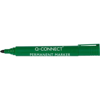 Q-CONNECT marqueur permanent, 2-3 mm, pointe ronde, vert