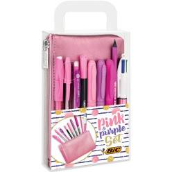 Bic Blister de 4 Intensity couleurs fun. Bleu clair, Rose, Vert