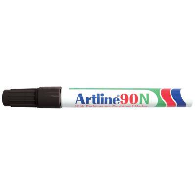 ARTLINE Marqueur '90' permanent indélébile pointe biseautée 2 & 5 mm noir x  12 - Marqueur - LDLC
