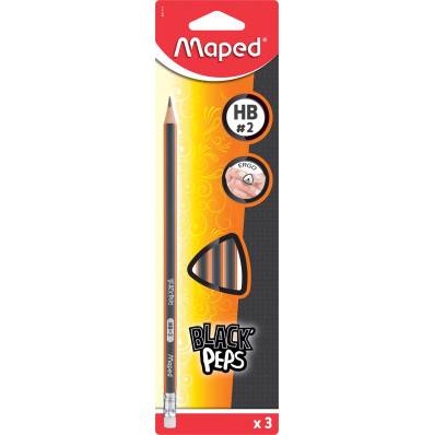 Boite 12 Crayon Maped Black Peps HB2