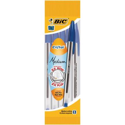 Stylo bille - Bleu - Cristal Original - Pointe fine - Bic - Stylos