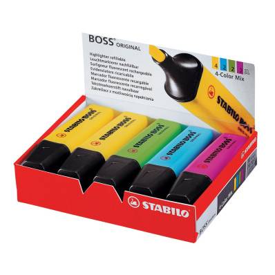 STABILO BOSS Original surligneur fluo Pastel - 6 pièces