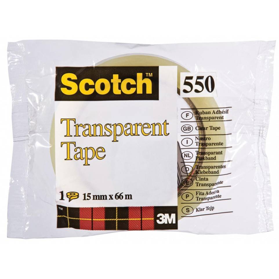 Scotch Ruban Adh Sif Transparent Ft Mm X M