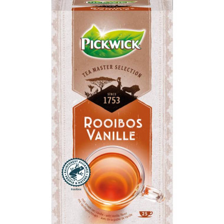 Pickwick Tea Master Selection, rooibos vanille, paquet de 25 pièces