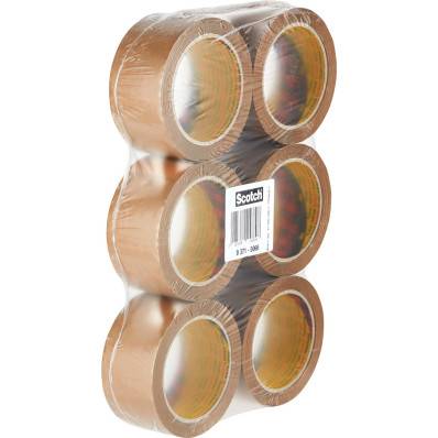 Ruban d'emballage résistant Scotch® brun, 48 mm x 66 m, 1 rouleau