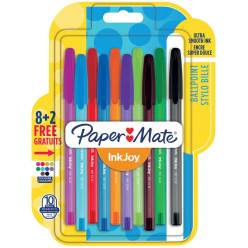 Bic stylo bille M10 Clic Colors, boîte de 50 pièces bij VindiQ Office