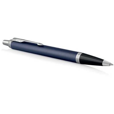 Parker IM stylo bille Stainless Steel CT, encre bleu