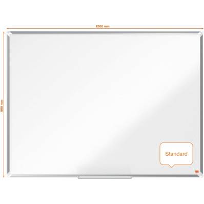 Nobo Premium Plus tableau blanc magnétique, émaillé, ft 120 x 90 cm
