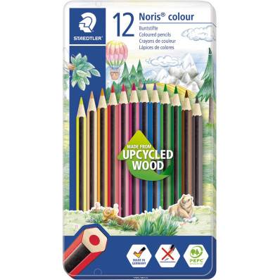 BIC ECOlution Kids Evolution Boite Métal 12 Crayons de Couleur