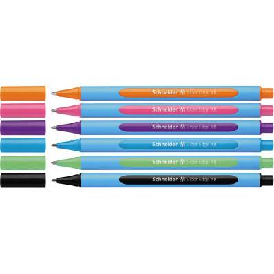 5 stylos bille bleu pointe extra large Schneider