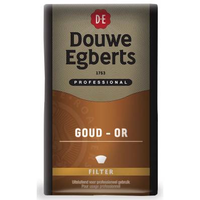 Behandeling Volg ons eenvoudig Douwe Egberts koffie, Gold/dessert, pak van 500 g