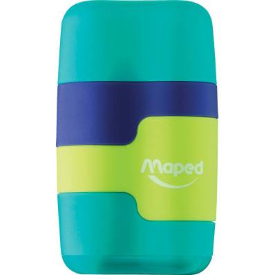 Maped taille-crayon + gomme Connect Soft Touch, sur blister