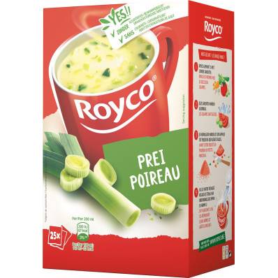 Royco Minute Soup poireau, paquet de 25 sachets
