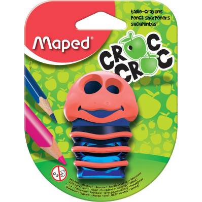 Maped, Taille crayons, Croc Croc, 2 trous, Réservoir, 501700