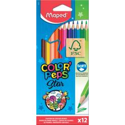 832069:Maped crayon de couleur Color'Peps Pastel, étui cartonné de