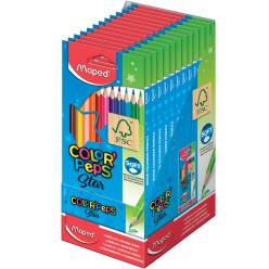 Crayon de couleur aquarellable Color'Peps Aqua 12 crayons