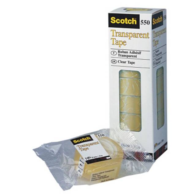 Ruban adhésif transparent Scotch® - 13 mm x 33 m (½