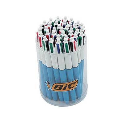Bic 4 Colours Original, stylo bille, 0,32 mm, 4 couleurs d'encre classique,  tubo de 36 pièces